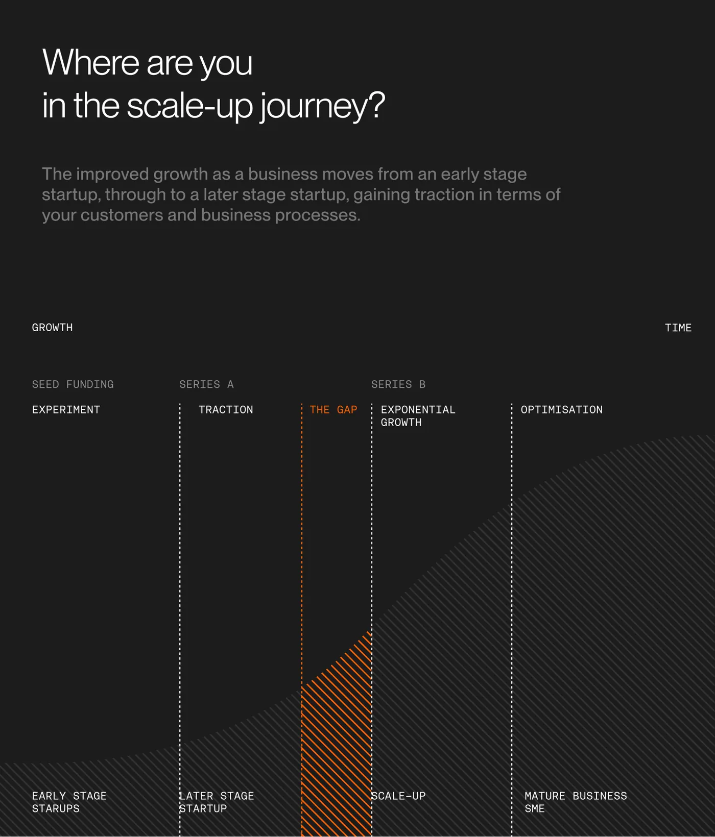 Where are you in the scale-up journey — growth curve